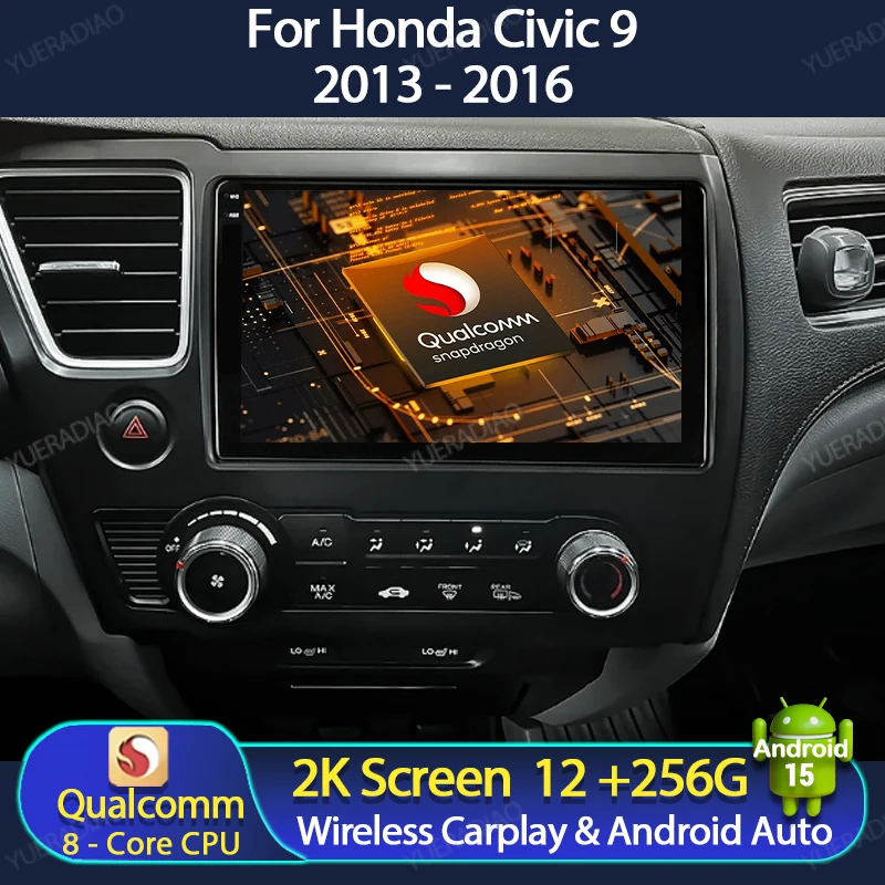 Автомобильный радиоприемник Android 15 для Honda Civic 9, 9-й отправец США, купе, мультимедийный видеоплеер, беспроводной Carplay, авто головное устройство, 4G, WIFI, GPS
Автомобильный радиоприемник Android 15 для Honda Civic 9, 9-й отправец США, купе, мультимедийный видеоплеер, беспроводной Carplay, авто головное устройство, 4G, WIFI, GPS