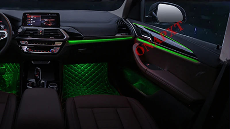 Auto For BMW X3 G01 2017-2021 Screen control Decorative Ambient Light LED Atmosphere Lamp illuminated Strip 11 colors
Auto For BMW X3 G01 2017-2021 Screen control Decorative Ambient Light LED Atmosphere Lamp illuminated Strip 11 colors