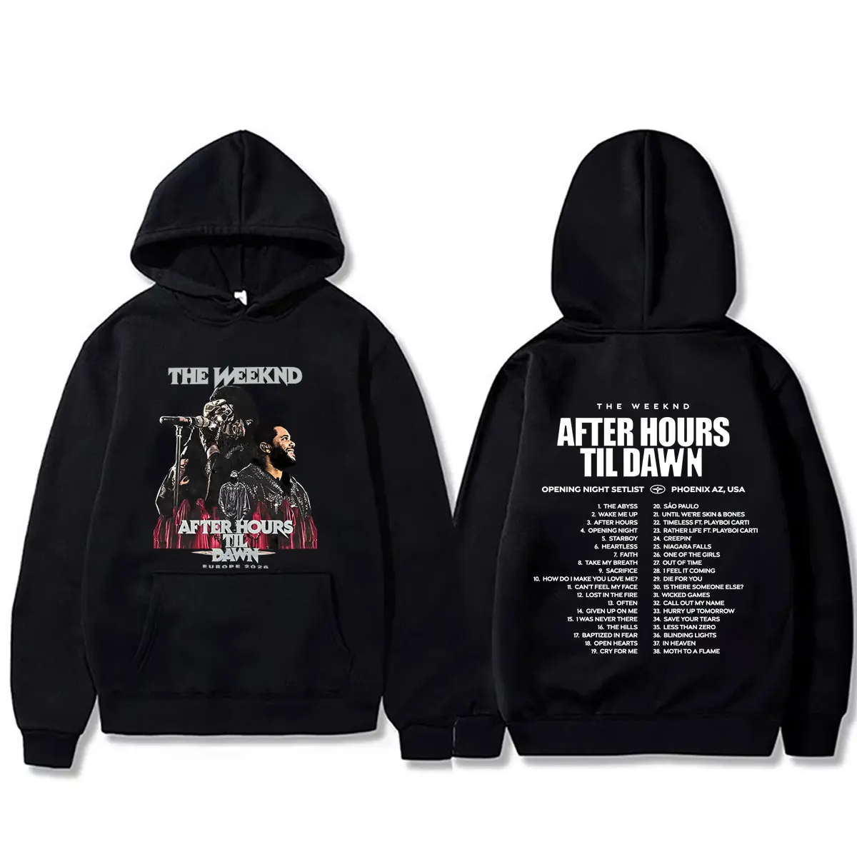 Hot Sale Rapper The Weeknd with Playboi Carti After Hours Til Dawn Tour 2026 Hoodie Men's Hip Hop Fashion Pop Music Streetwear
Hot Sale Rapper The Weeknd with Playboi Carti After Hours Til Dawn Tour 2026 Hoodie Men's Hip Hop Fashion Pop Music Streetwear