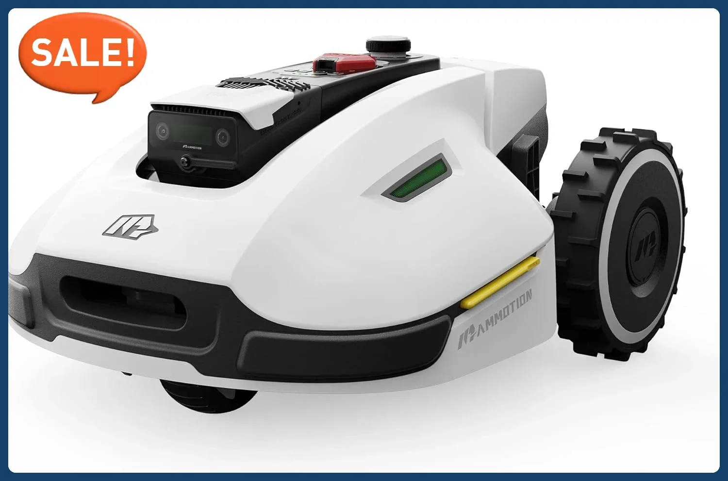 YUKA 2000 Robot Lawn Mower for 0.5 Acre, Ultrasense AI Vision & RTK Antenna, Auto Mapping & App Control,45% Slope Capability
YUKA 2000 Robot Lawn Mower for 0.5 Acre, Ultrasense AI Vision & RTK Antenna, Auto Mapping & App Control,45% Slope Capability