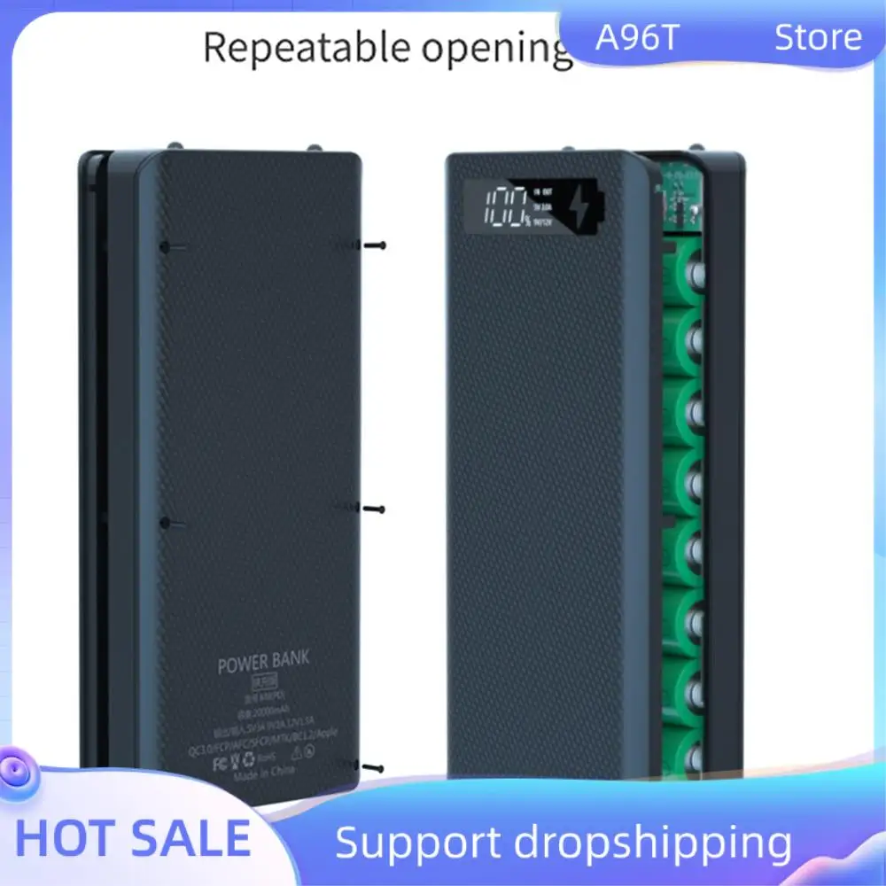 A96T 8X18650 Зарядное устройство Коробка Держатель Power Bank DIY Shell Dual USB 18650 Коробка для хранения батарей
A96T 8X18650 Зарядное устройство Коробка Держатель Power Bank DIY Shell Dual USB 18650 Коробка для хранения батарей