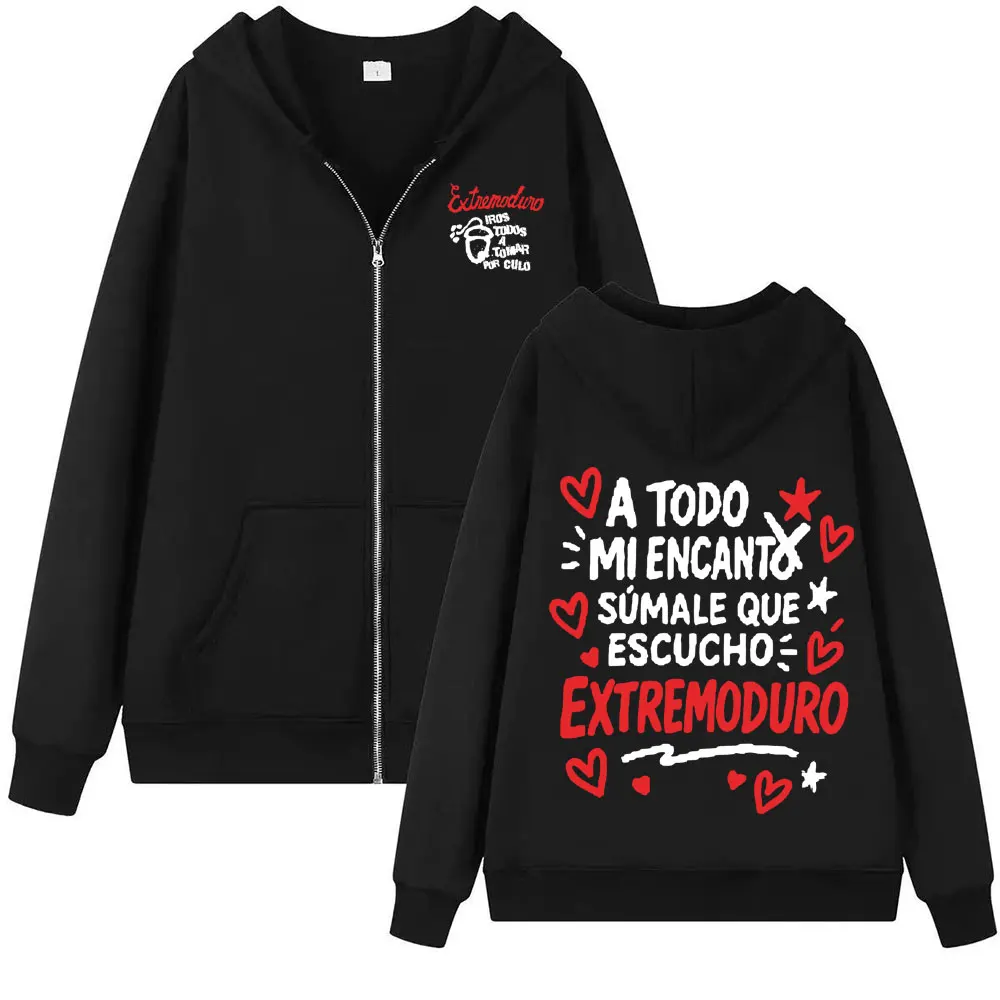 Rock Band Extremoduro Album Zip Up Hoodies Men Women Fashion Long Sleeve Zipper Pullovers Autumn/Winter Casual Jacket Sweatshirt
Rock Band Extremoduro Album Zip Up Hoodies Men Women Fashion Long Sleeve Zipper Pullovers Autumn/Winter Casual Jacket Sweatshirt