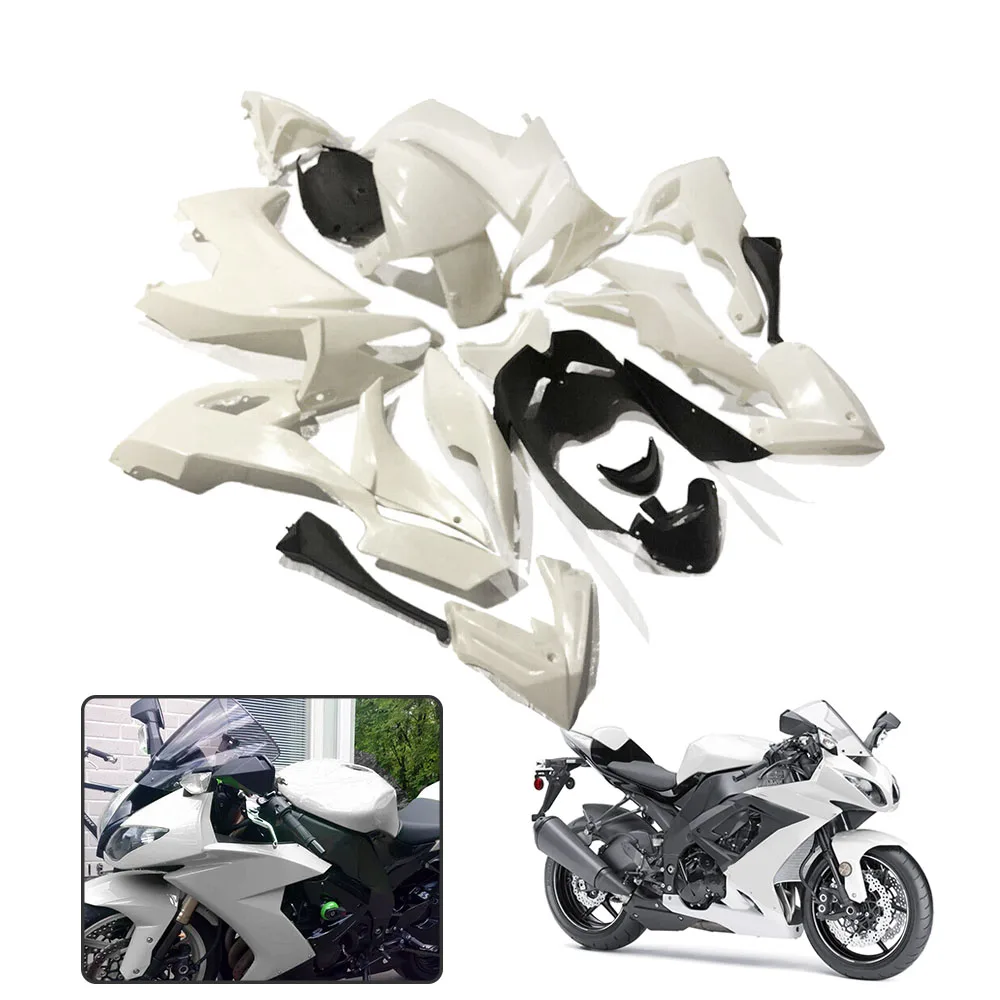 NEW Motorcycle Unpainted White Injection Fairing Bodywork Kit For Kawasaki ZX-10R 2008 2009 2010
NEW Motorcycle Unpainted White Injection Fairing Bodywork Kit For Kawasaki ZX-10R 2008 2009 2010