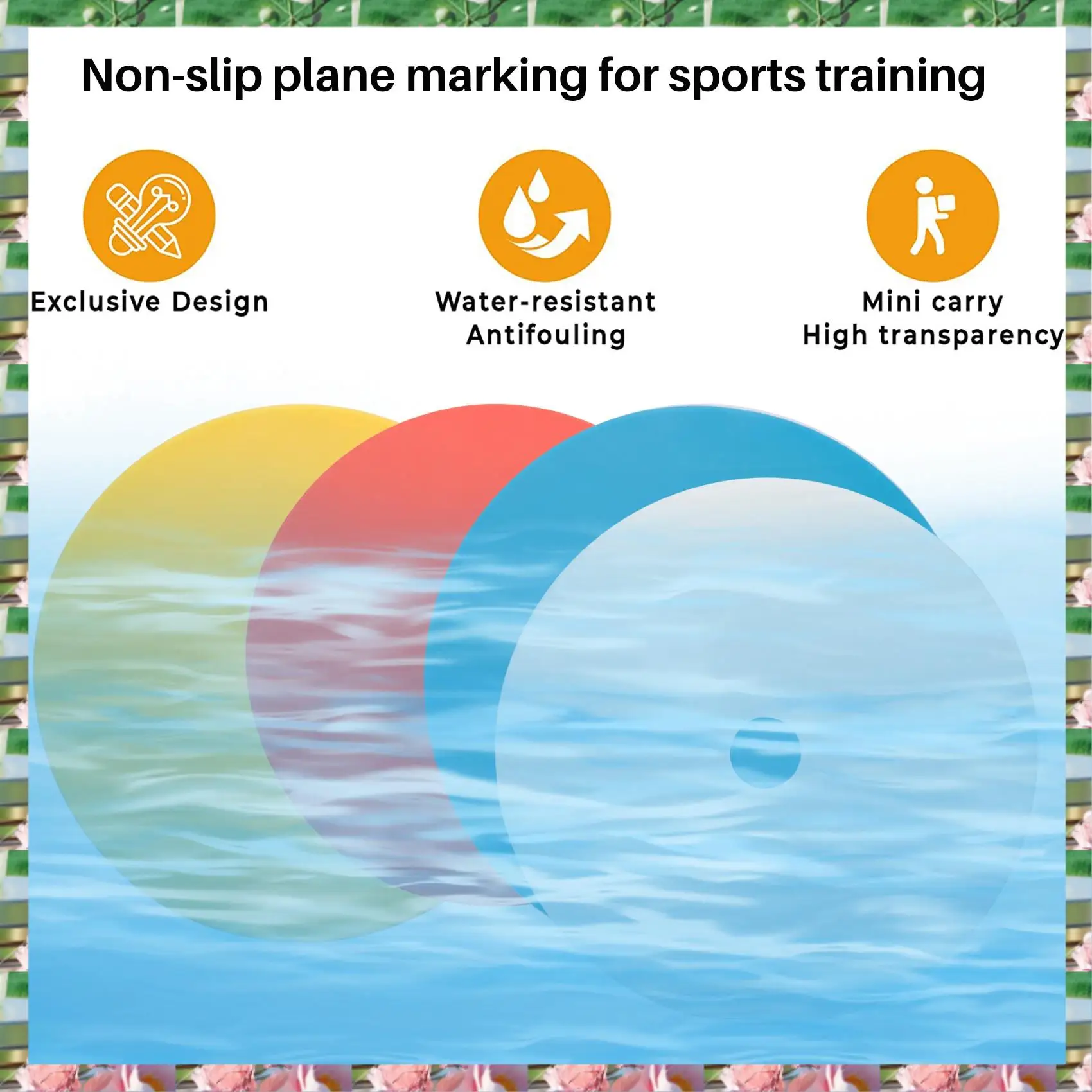 Sports 10Pack Flat Disc Markers Non-Slip Spots Markers Football Basketball Sports Speed Agility Training Markers,10Pack Flat Dis
Sports 10Pack Flat Disc Markers Non-Slip Spots Markers Football Basketball Sports Speed Agility Training Markers,10Pack Flat Dis