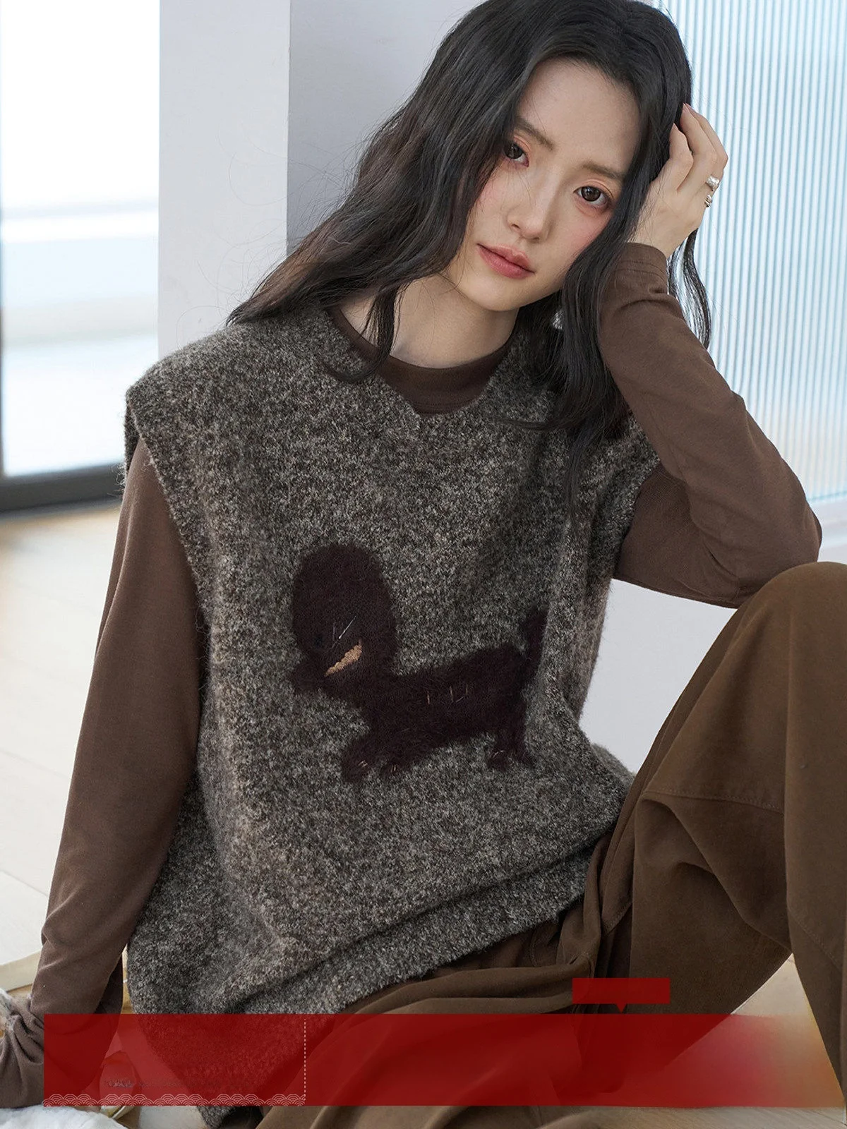 Вязаный жилет MoZaic Vintage Deep Ey Svel для женщин, верхняя одежда, круглый вырез, для повседневной носки, осень-зима, модный
Вязаный жилет MoZaic Vintage Deep Ey Svel для женщин, верхняя одежда, круглый вырез, для повседневной носки, осень-зима, модный