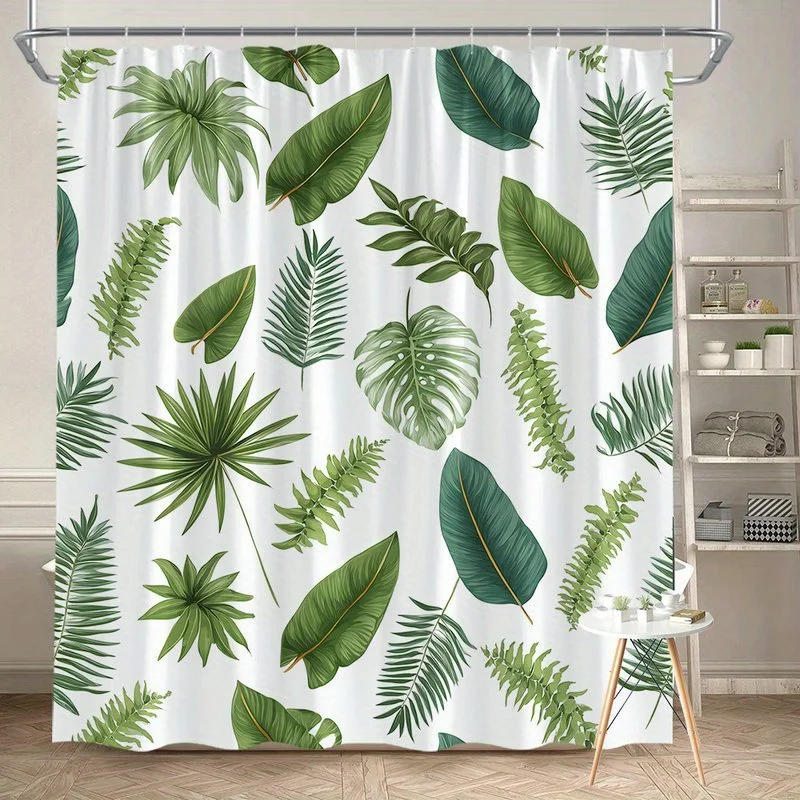 1 шт., занавеска для душа с реалистичным растительным узором, полиэфирная ткань, можно стирать в машине, подходит для украшения ванной комнаты
1 шт., занавеска для душа с реалистичным растительным узором, полиэфирная ткань, можно стирать в машине, подходит для украшения ванной комнаты