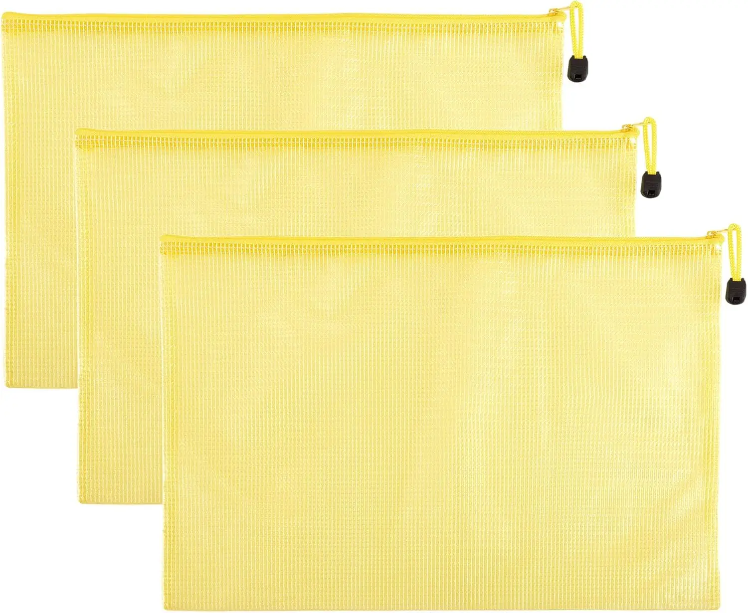 3Pcs A3 Sizes Mesh Zipper Pouch Bags, Mesh Bags with Zipper,Waterproof Clear document pouch for Organization Puzzles Travel
3Pcs A3 Sizes Mesh Zipper Pouch Bags, Mesh Bags with Zipper,Waterproof Clear document pouch for Organization Puzzles Travel