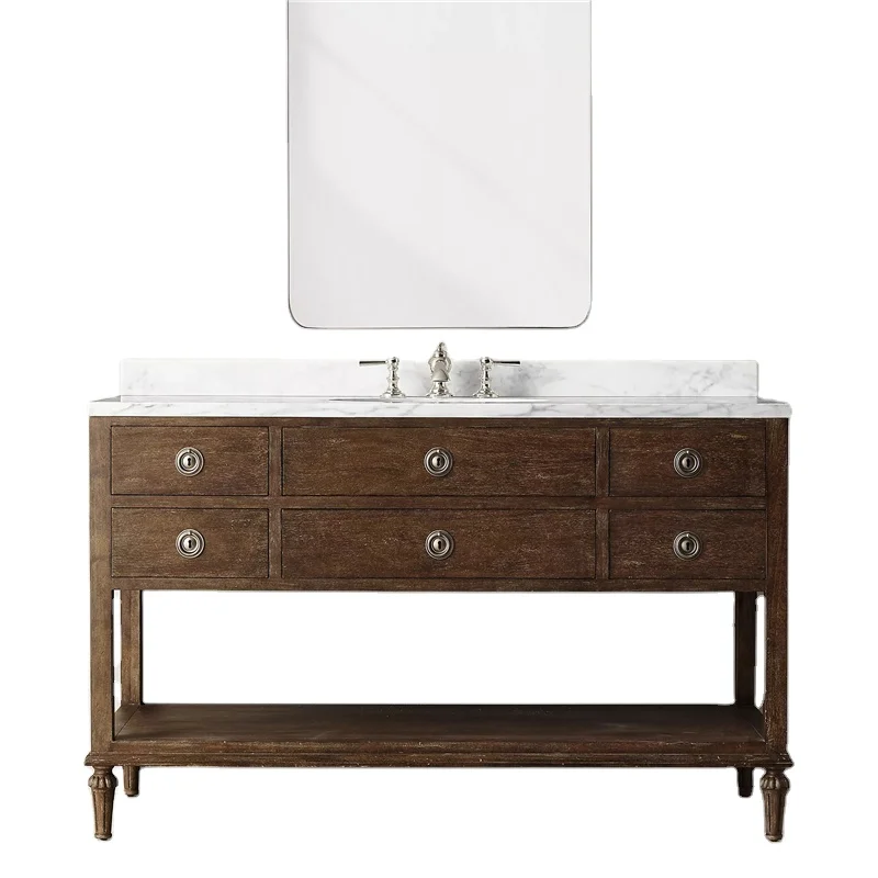 *Vintage Brown Home Wooden Bathroom Cabinet Washing Table Vanity Table Washed Console Table with Dresser
*Vintage Brown Home Wooden Bathroom Cabinet Washing Table Vanity Table Washed Console Table with Dresser