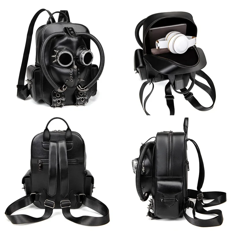 Gothic Heavy Punk Large Capacity Backpack, Halloween Laptop Book Bag, Portable Storage Pack for Daily Use & ATV Riding
Gothic Heavy Punk Large Capacity Backpack, Halloween Laptop Book Bag, Portable Storage Pack for Daily Use & ATV Riding