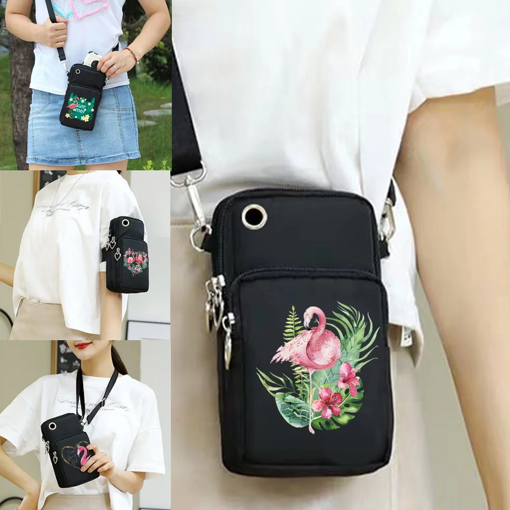 Double Layer Mobile Phone Bag Flamingo Printing Mini Bag Zipper Purse Multi-layer Casual Outdoor Travel Adjustable Shoulder Bags
Double Layer Mobile Phone Bag Flamingo Printing Mini Bag Zipper Purse Multi-layer Casual Outdoor Travel Adjustable Shoulder Bags