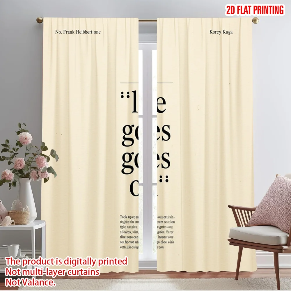 2pcs 2D flat printing Curtain Life Goes On Polyester Without Electricity Seasonal Party & Holiday Decor Perfect for Wall art
2pcs 2D flat printing Curtain Life Goes On Polyester Without Electricity Seasonal Party & Holiday Decor Perfect for Wall art
