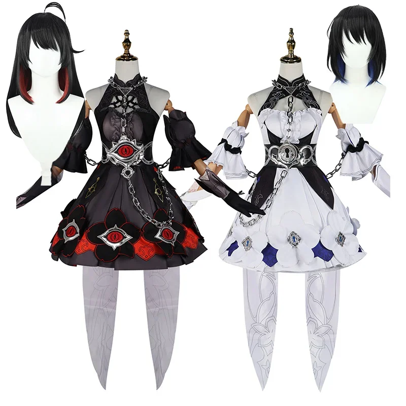 Honkai Impact 3 Seele Vollerei Cosplay CP Black And White Suit Daily Skirt Uniform Comic Con Party Stygian Carnival Costumes
Honkai Impact 3 Seele Vollerei Cosplay CP Black And White Suit Daily Skirt Uniform Comic Con Party Stygian Carnival Costumes