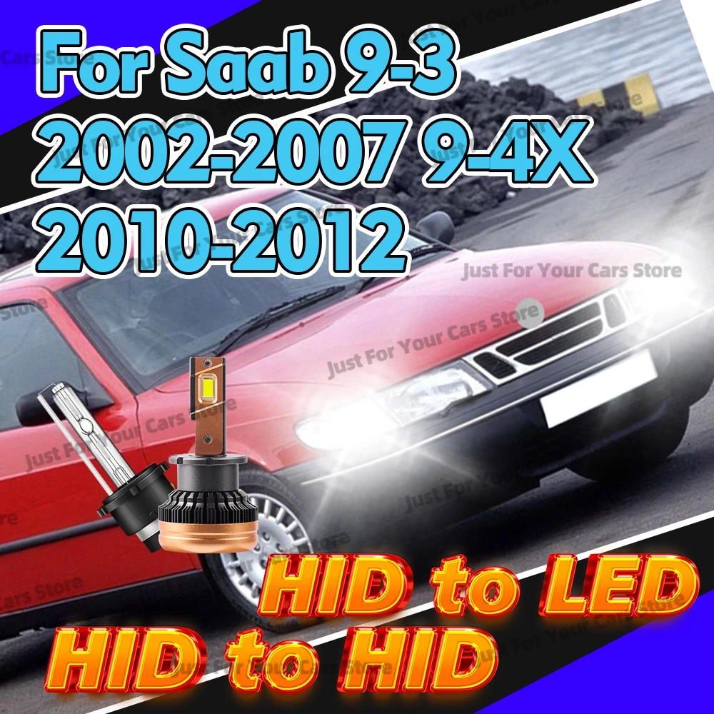 2Pcs HID/LED D2S For Saab 9-3 2002-2007 Saab 9-4X 2010-2012 Xenon HID/LED Headlights 12V 6000K Head Lamps Accessories
2Pcs HID/LED D2S For Saab 9-3 2002-2007 Saab 9-4X 2010-2012 Xenon HID/LED Headlights 12V 6000K Head Lamps Accessories