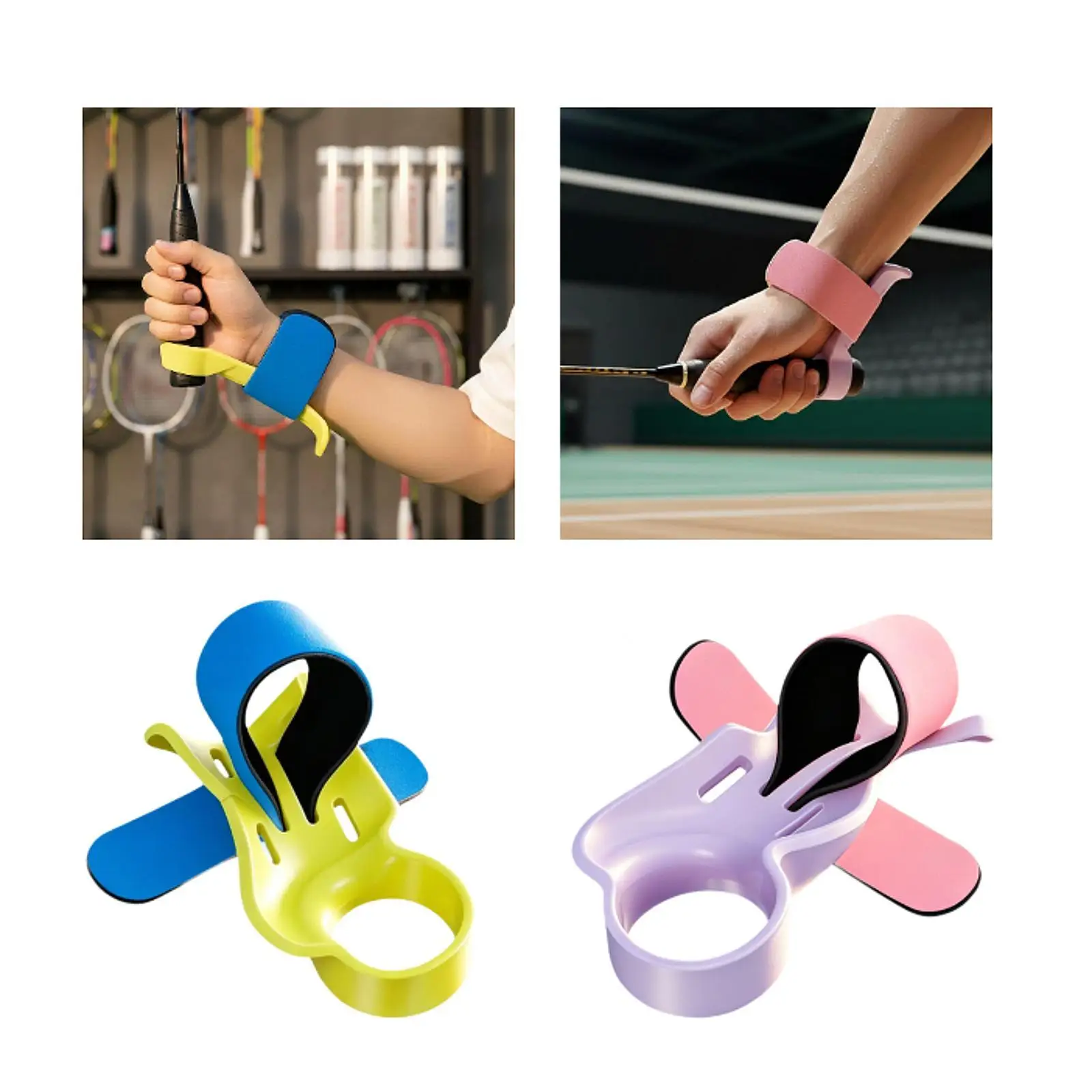 Racket Grip Help Posture Adjustment Badminton Ergonomic Trainer PP Material for Tennis Training Tool and Accessories
Racket Grip Help Posture Adjustment Badminton Ergonomic Trainer PP Material for Tennis Training Tool and Accessories
