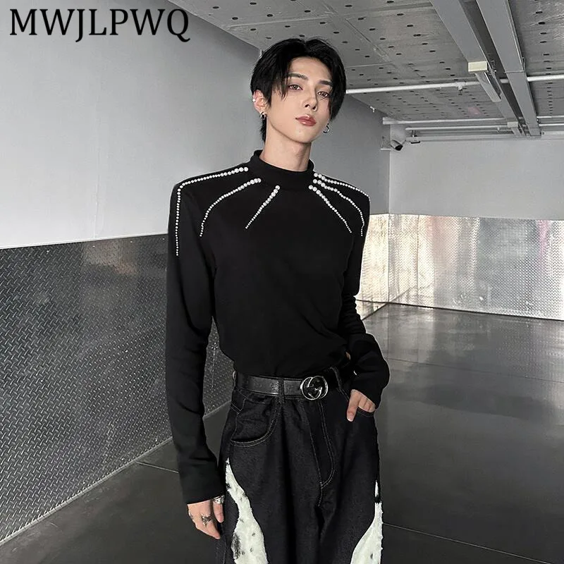 MWJLPWQ Trendy Long Sleeve T-Shirt Men's New Street Style Half High Collar Base Pullover Casual Tops 2026 Autumn Spring 13215
MWJLPWQ Trendy Long Sleeve T-Shirt Men's New Street Style Half High Collar Base Pullover Casual Tops 2026 Autumn Spring 13215