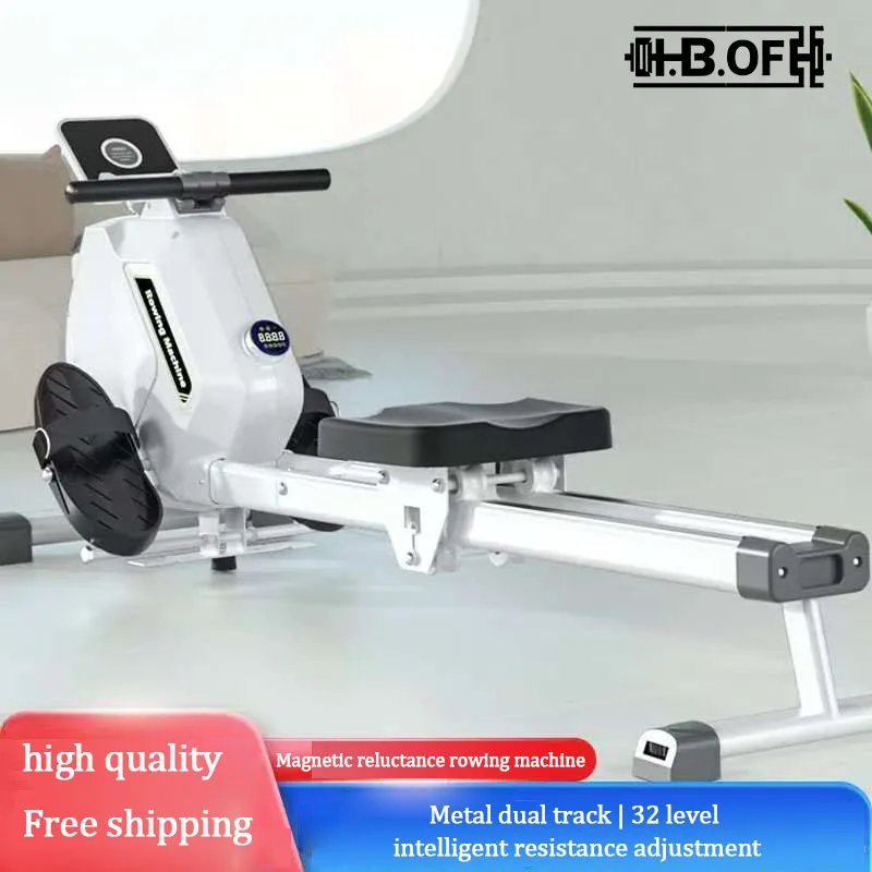 Easy Run Foldable Rowing Machine with Intelligent Magnetic Resistance Self-Generating Commercial Grade Home Fitness Equipment
Easy Run Foldable Rowing Machine with Intelligent Magnetic Resistance Self-Generating Commercial Grade Home Fitness Equipment