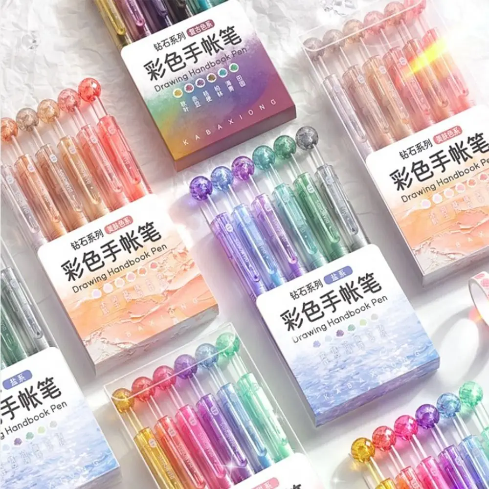6PCS Bling Diamond Color Pen Shining DIY Graffiti Glitter Color Pen Highlighter Writing Drawing Art Hand Account Marker School
6PCS Bling Diamond Color Pen Shining DIY Graffiti Glitter Color Pen Highlighter Writing Drawing Art Hand Account Marker School