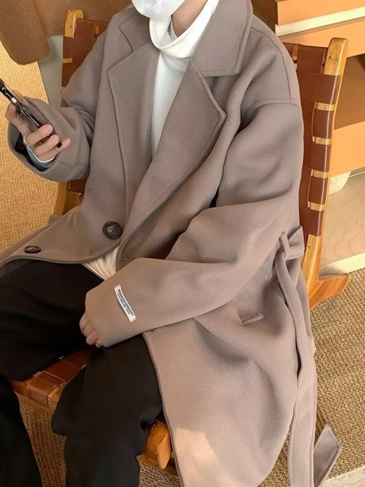 Men's Mid-Length Woolen Coat Trendy Briti Sle Casual Faionable Outerwear Warmth Insulation Autumn Season Zipper Decor
Men's Mid-Length Woolen Coat Trendy Briti Sle Casual Faionable Outerwear Warmth Insulation Autumn Season Zipper Decor