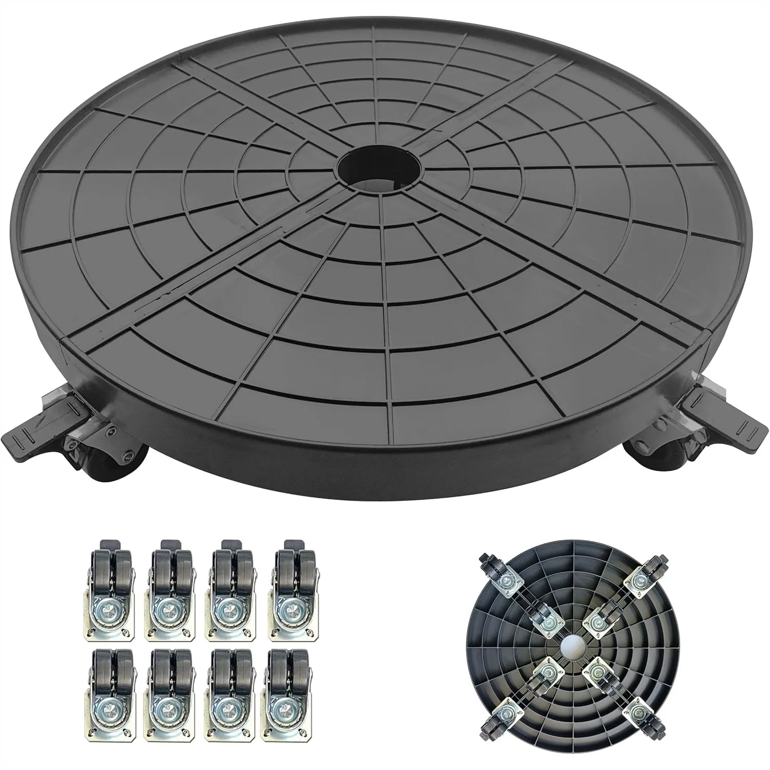 20 Inch Heavy Duty Plant Caddy with 360° Lockable Wheels, 600 Lbs Capacity Rolling Plant Stand for Indoor Outdoor Use
20 Inch Heavy Duty Plant Caddy with 360° Lockable Wheels, 600 Lbs Capacity Rolling Plant Stand for Indoor Outdoor Use