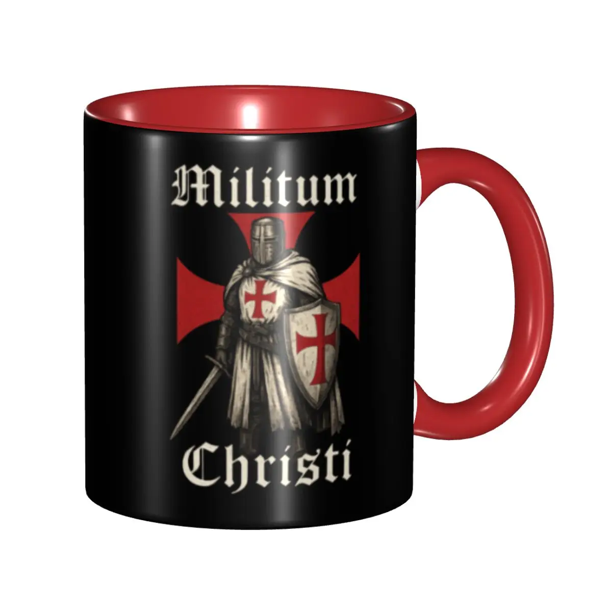 Personalized Knights Templar Warrior Of Christ Militum Christi Mug DIY Ceramic Milk Tea Coffee Cup
Personalized Knights Templar Warrior Of Christ Militum Christi Mug DIY Ceramic Milk Tea Coffee Cup