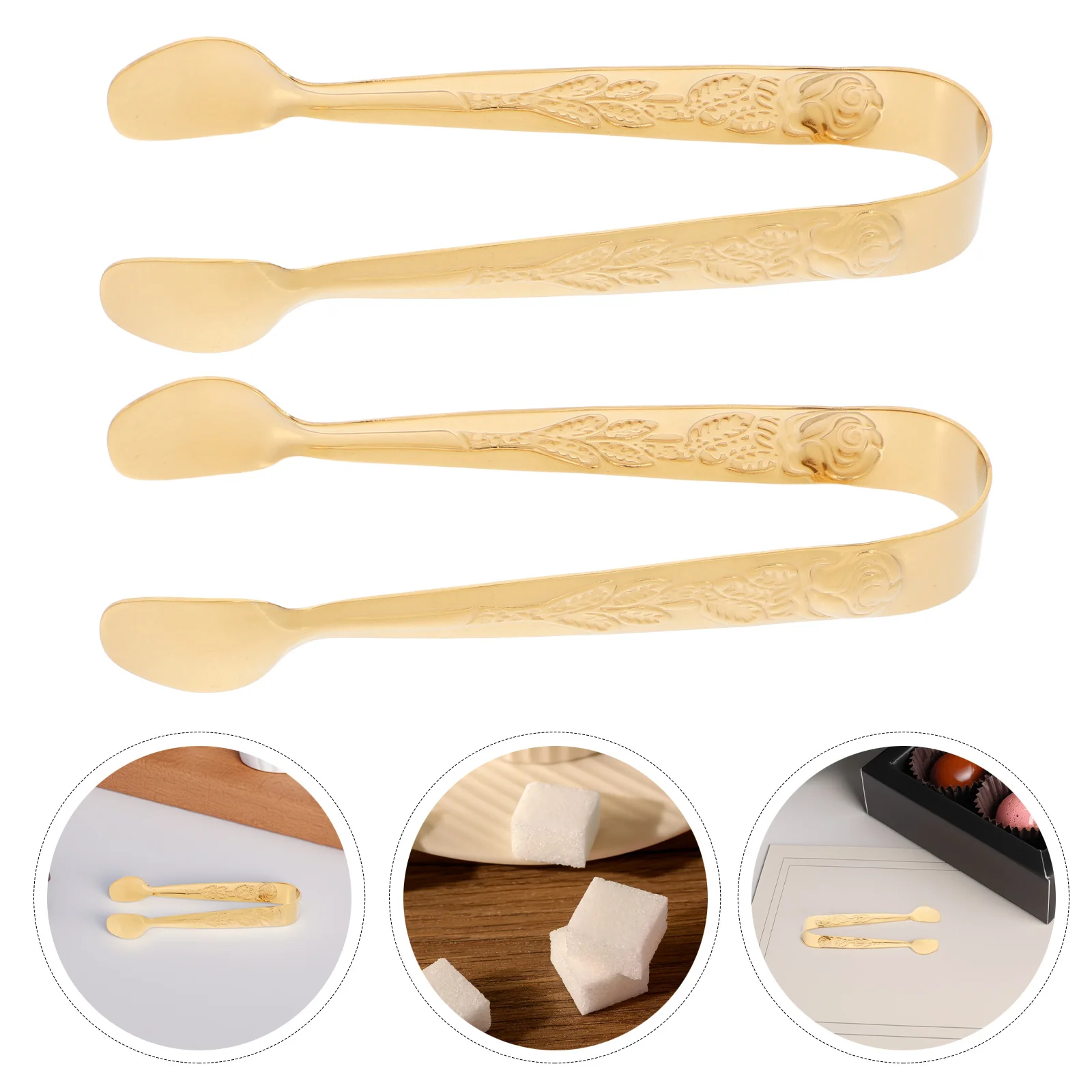 2 шт. щипцы для сахара из нержавеющей стали с золотым покрытием, элегантный дизайн, для закусок, кубиков льда, практичные для кухни и обеденного стола
2 шт. щипцы для сахара из нержавеющей стали с золотым покрытием, элегантный дизайн, для закусок, кубиков льда, практичные для кухни и обеденного стола