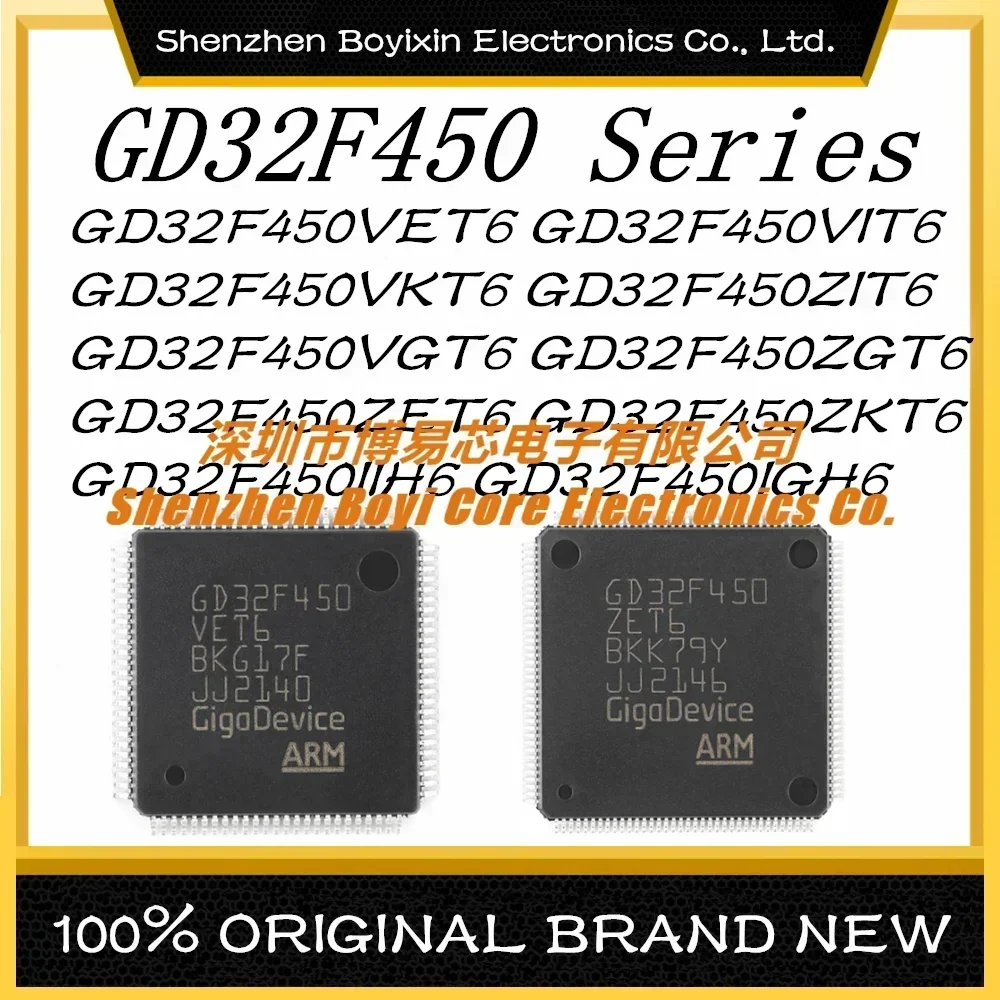 GD32F450VET6 GD32F450VIT6 GD32F450VKT6 GD32F450ZIT6 GD32F450VGT6 GD32F450ZGT6 GD32F450ZET6 F450ZKT6 GD32F450IIH6 Ceramic shell
GD32F450VET6 GD32F450VIT6 GD32F450VKT6 GD32F450ZIT6 GD32F450VGT6 GD32F450ZGT6 GD32F450ZET6 F450ZKT6 GD32F450IIH6 Ceramic shell