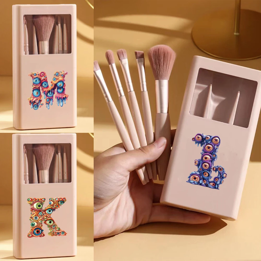 5PCS Premium Makeup Brush Box Bring A Mirror Eyelets Initial Name 26 Letters Pattern
5PCS Premium Makeup Brush Box Bring A Mirror Eyelets Initial Name 26 Letters Pattern