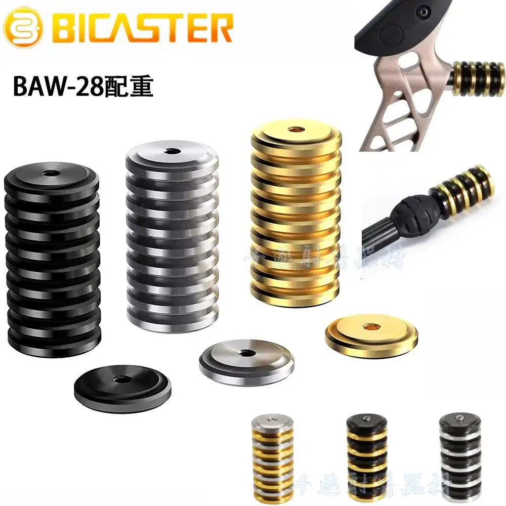 Bicaster BAW-28 Pratical Archery Stabilizer Weight Counterweight Kit Balance Weight Recurve Compound Bow Archery accessory
Bicaster BAW-28 Pratical Archery Stabilizer Weight Counterweight Kit Balance Weight Recurve Compound Bow Archery accessory