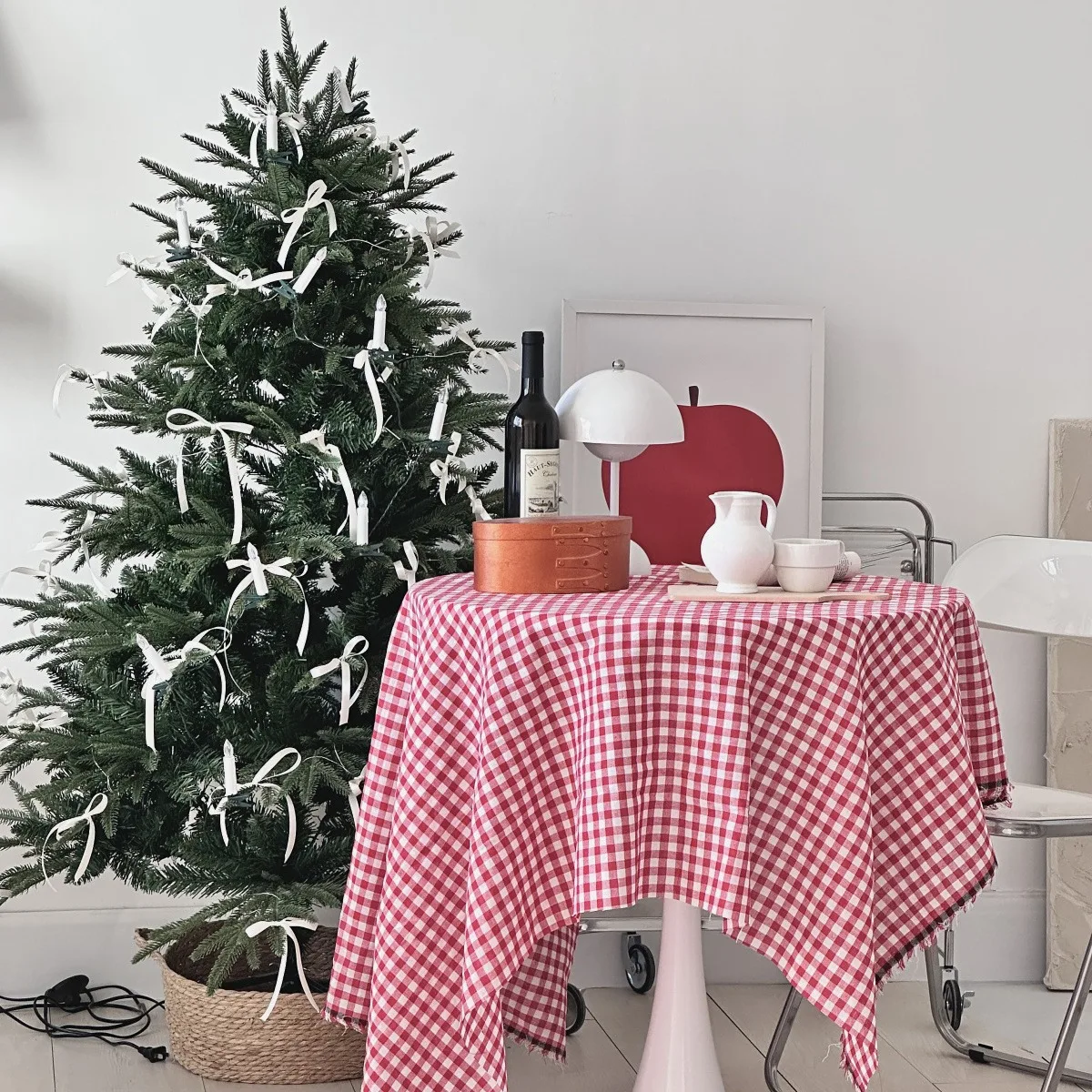 New Year'S Christmas Atmosphere Red Plaid Tablecloth Table Mat Cotton Linen Background Cloth Photography Photo Decorative Props
New Year'S Christmas Atmosphere Red Plaid Tablecloth Table Mat Cotton Linen Background Cloth Photography Photo Decorative Props
