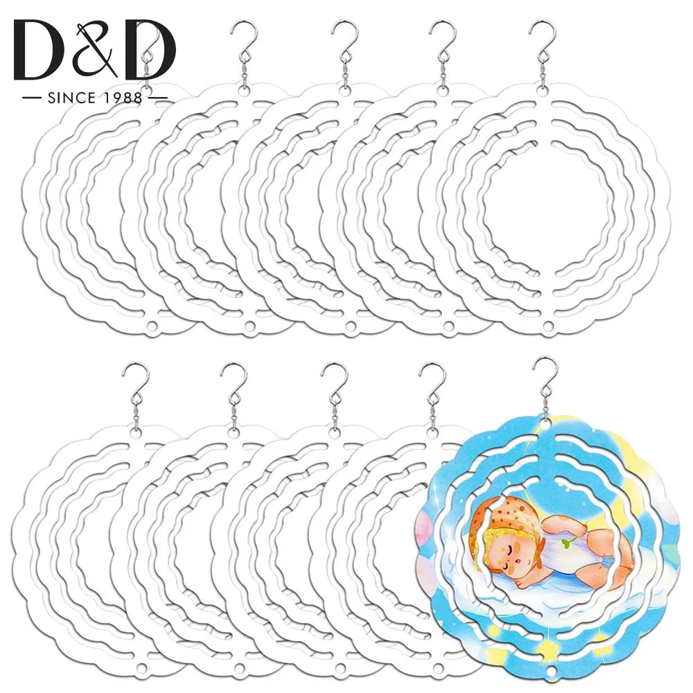 1Pcs Sublimation Wind Spinner Blanks 3D Aluminum Wind Powered Kinetic Sculpture Yards Gardens Spinner Suspension Trim
1Pcs Sublimation Wind Spinner Blanks 3D Aluminum Wind Powered Kinetic Sculpture Yards Gardens Spinner Suspension Trim