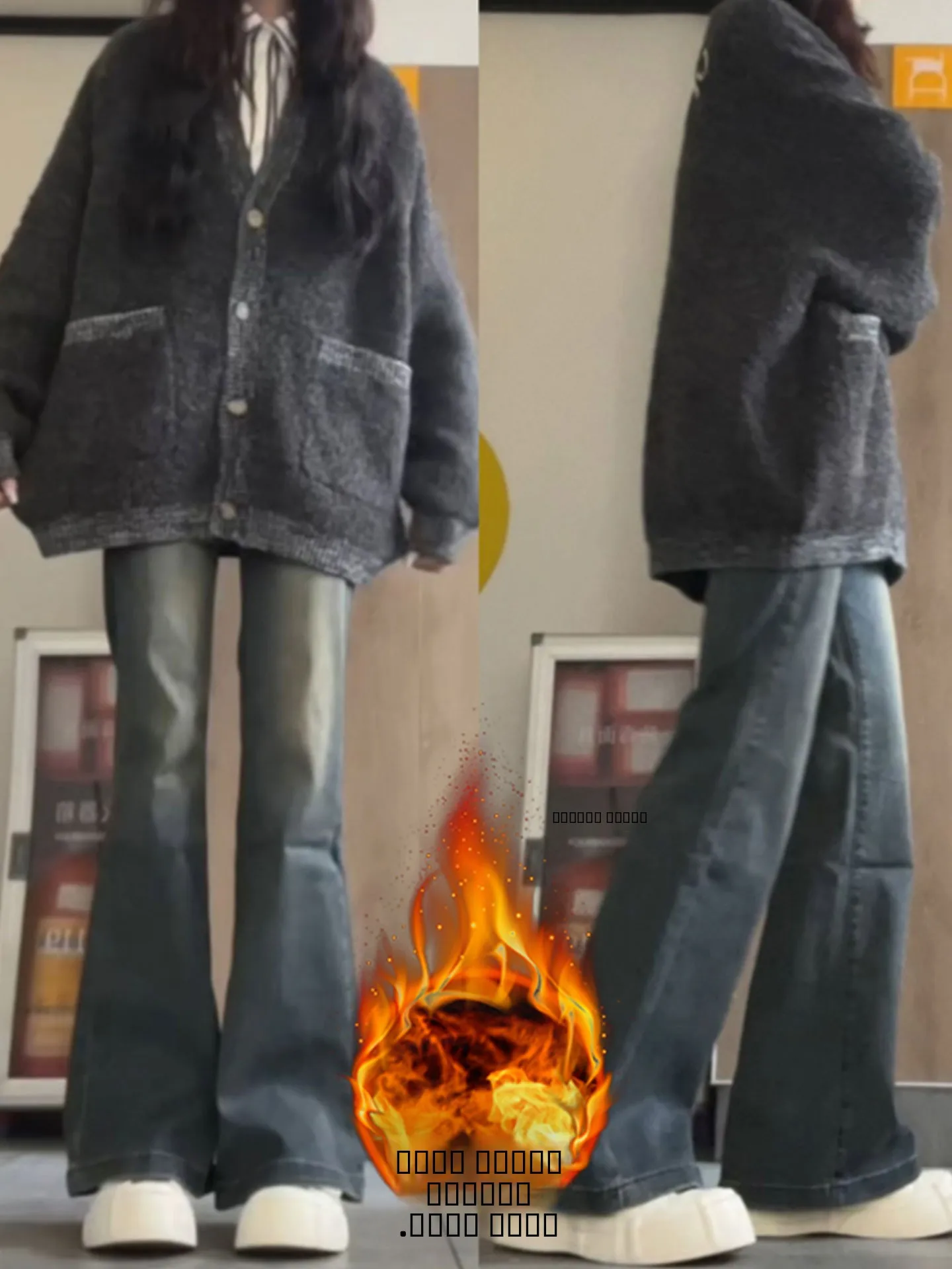 Синие утепленные джинсы-клеш с подкладкой для женщин, осенне-зимняя новинка, винтажные, с эффектом похудения, не обтягивающие, не как леггинсы.
Синие утепленные джинсы-клеш с подкладкой для женщин, осенне-зимняя новинка, винтажные, с эффектом похудения, не обтягивающие, не как леггинсы.