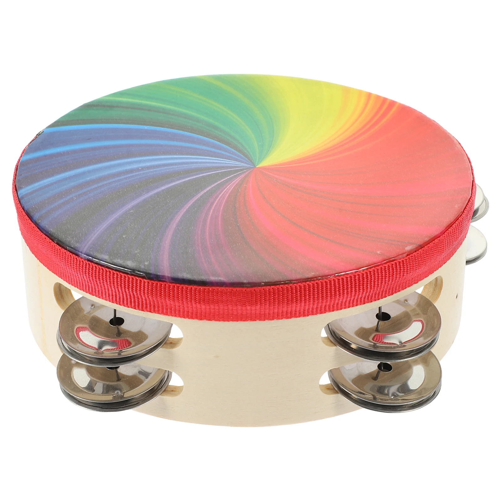 Double Row Rainbow Ring Drums Handheld Wooden Tambourine Music Instrument Percussion Kids Party Fun
Double Row Rainbow Ring Drums Handheld Wooden Tambourine Music Instrument Percussion Kids Party Fun