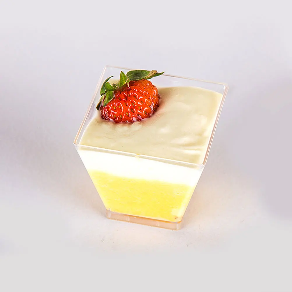 100pcs Cups Transparent Disposable Party Accessories Transparent Dessert Cups Ice Cream Containers Pudding Mousse Storage
100pcs Cups Transparent Disposable Party Accessories Transparent Dessert Cups Ice Cream Containers Pudding Mousse Storage
