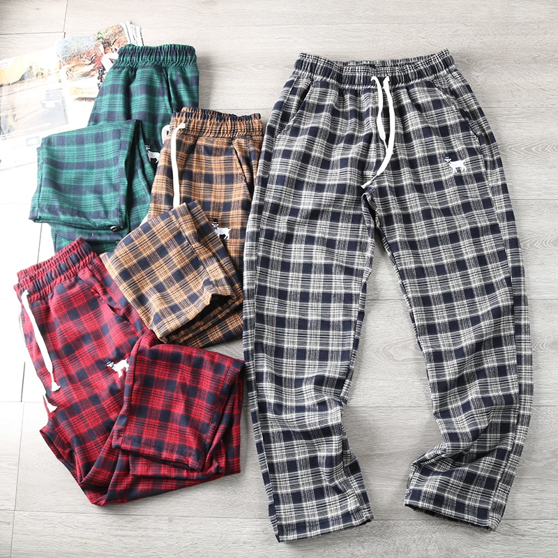 Classic Men's Plaid Long Trousers Spring Summer Elastic Waist Waed Brued Trendy Youth Straight Leg Print Casual Pants
Classic Men's Plaid Long Trousers Spring Summer Elastic Waist Waed Brued Trendy Youth Straight Leg Print Casual Pants