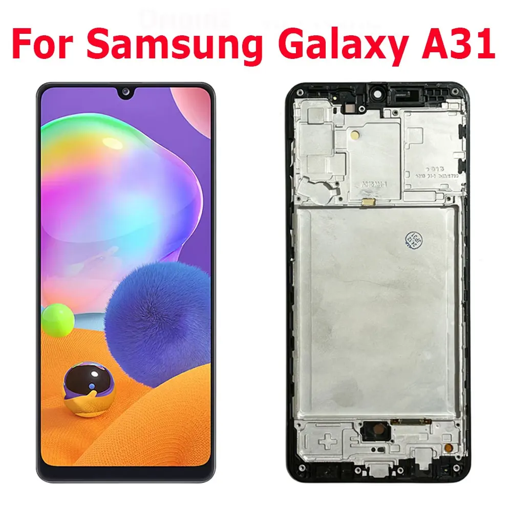 6.4" AMOLED For Samsung A31 LCD Display With Frame touch Screen Digitizer Replacement For Samsung Galaxy A31 A315F Lcd Display
6.4" AMOLED For Samsung A31 LCD Display With Frame touch Screen Digitizer Replacement For Samsung Galaxy A31 A315F Lcd Display
