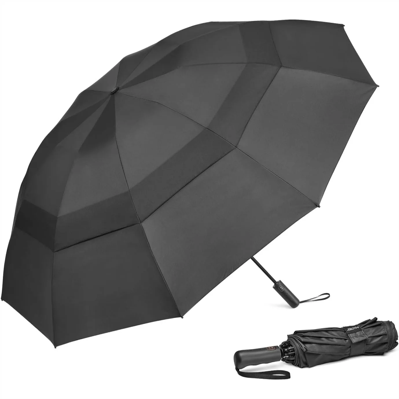 Large Golf Umbrella 42/46/54/62 Inch Windproof Rain Umbrella with Double Canopy Automatic Open Close for Travel
Large Golf Umbrella 42/46/54/62 Inch Windproof Rain Umbrella with Double Canopy Automatic Open Close for Travel