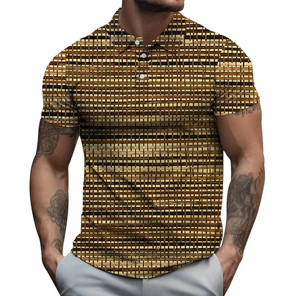 Men Tops Tops Collar Mens T Shirt Tops 3D Print Blouse Buttons Casual Muscle Shirt Short Sleeve Slim Fit For Men Brand New
Men Tops Tops Collar Mens T Shirt Tops 3D Print Blouse Buttons Casual Muscle Shirt Short Sleeve Slim Fit For Men Brand New