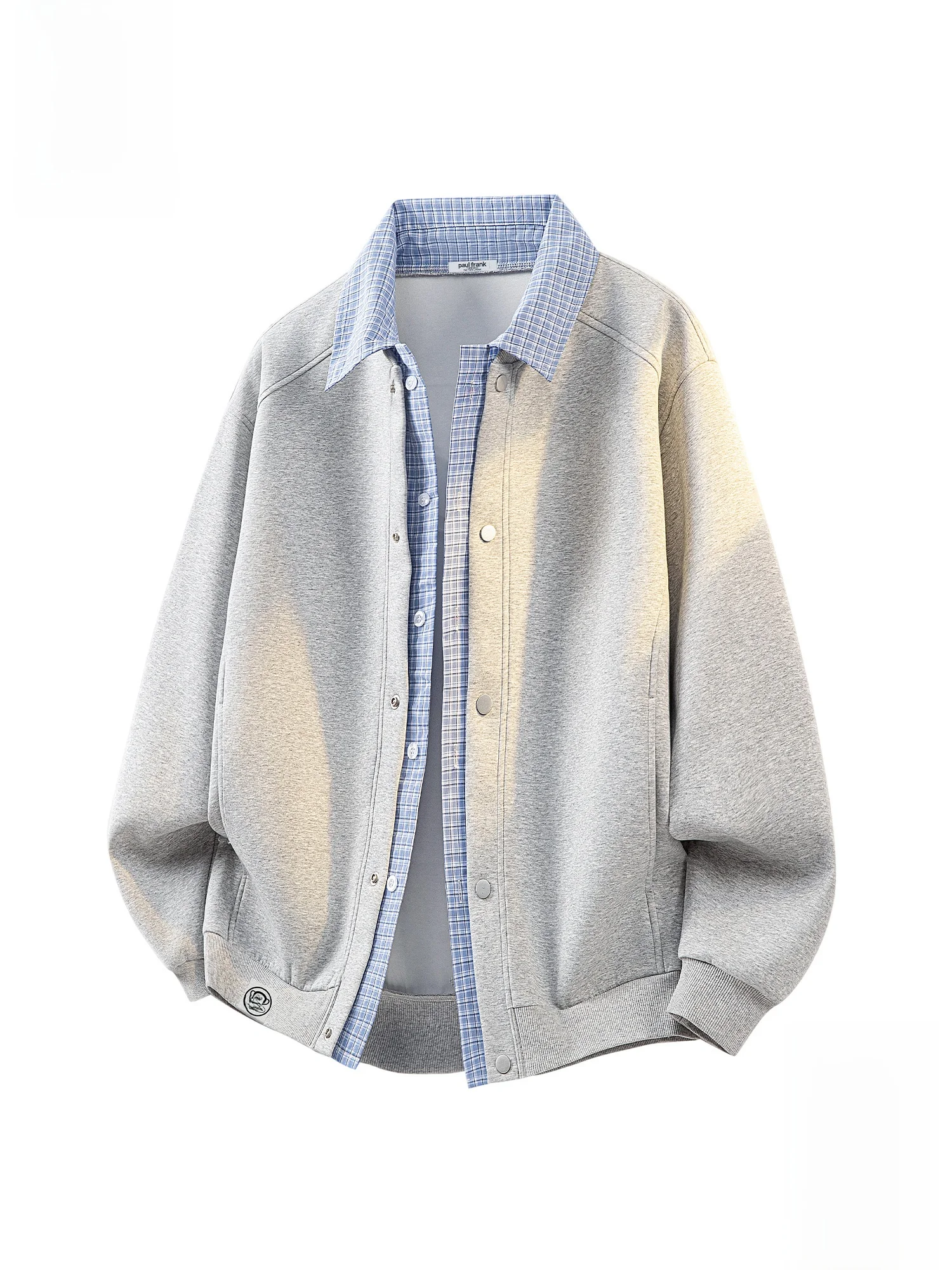 PaulFrank Plaid Splicing Collar Jaet Men's Casual Loose Sle Spring New Outerwear Polyester Cotton Blend Comfortable Fabric
PaulFrank Plaid Splicing Collar Jaet Men's Casual Loose Sle Spring New Outerwear Polyester Cotton Blend Comfortable Fabric