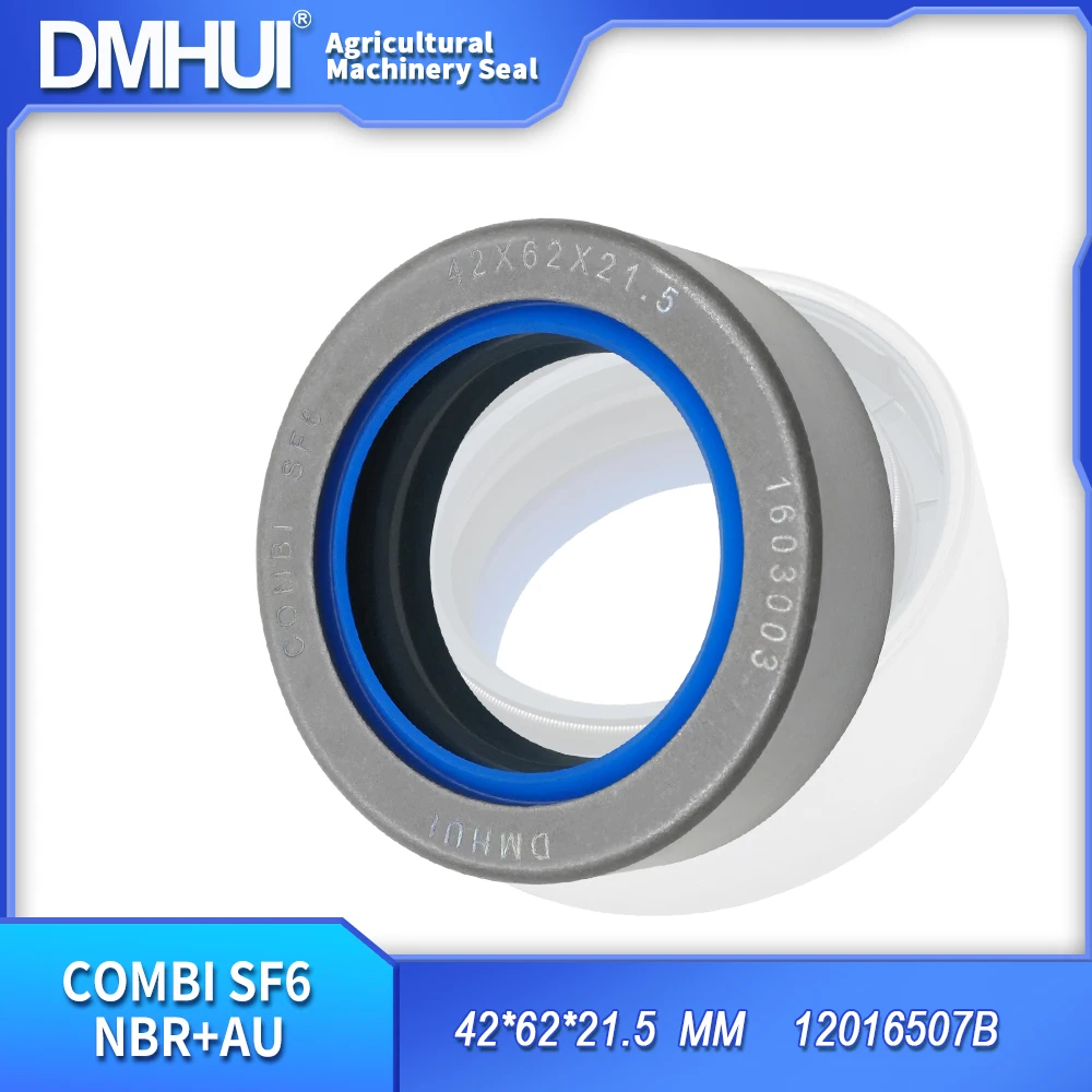 Differential 12016507B Oil Seal 42x62x21.5mm NBR+AU Rubber - DMHUI Rotary Shaft COMBI SF6 Tractor Seal Ring 42*62*21.5 ISO 9001
Differential 12016507B Oil Seal 42x62x21.5mm NBR+AU Rubber - DMHUI Rotary Shaft COMBI SF6 Tractor Seal Ring 42*62*21.5 ISO 9001