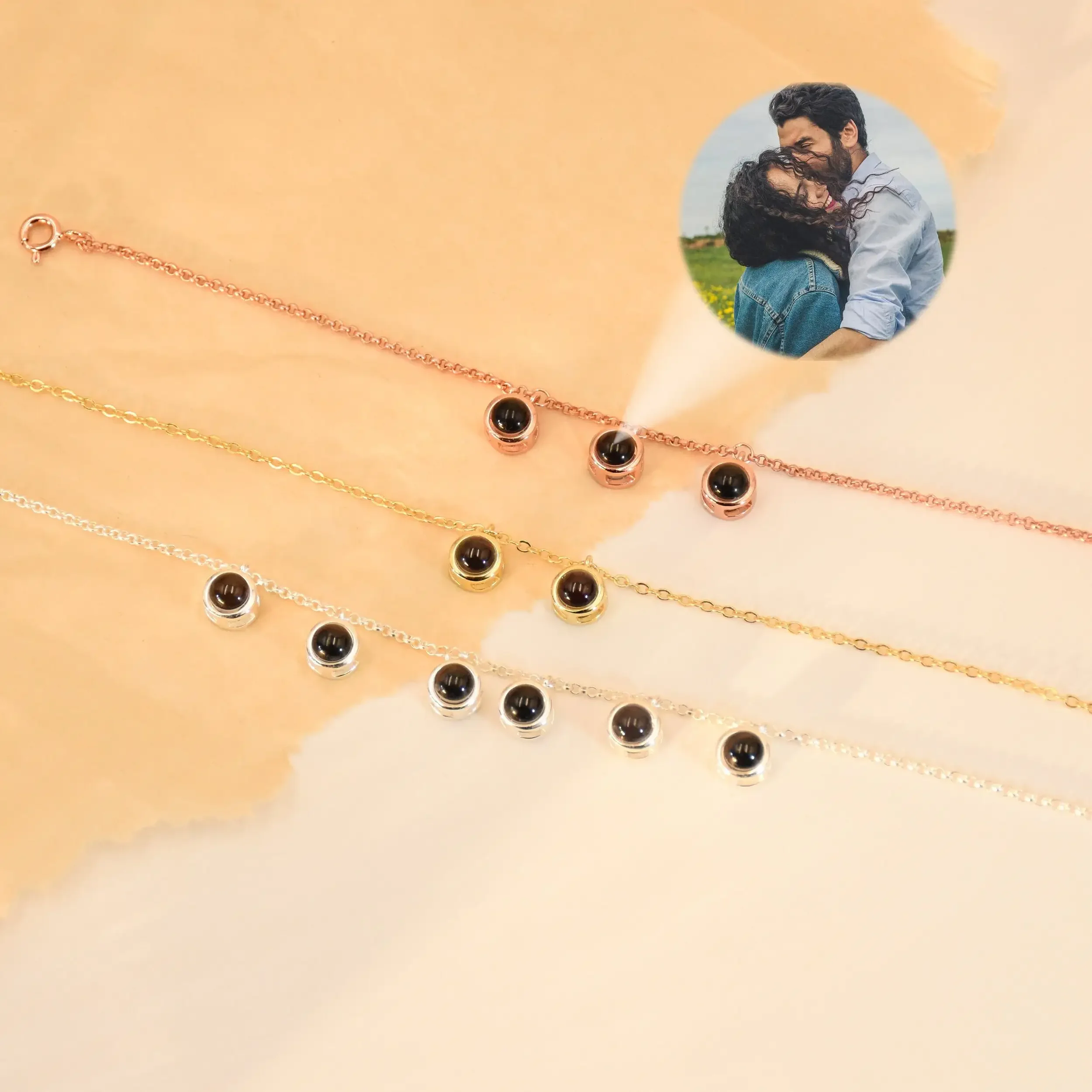 Персонализированный кулон с фотографией, индивидуальные медные проекционные браслеты, регулируемые браслеты с фотографией, ювелирные изделия, подарок на день Святого Валентина для женщин
Персонализированный кулон с фотографией, индивидуальные медные проекционные браслеты, регулируемые браслеты с фотографией, ювелирные изделия, подарок на день Святого Валентина для женщин