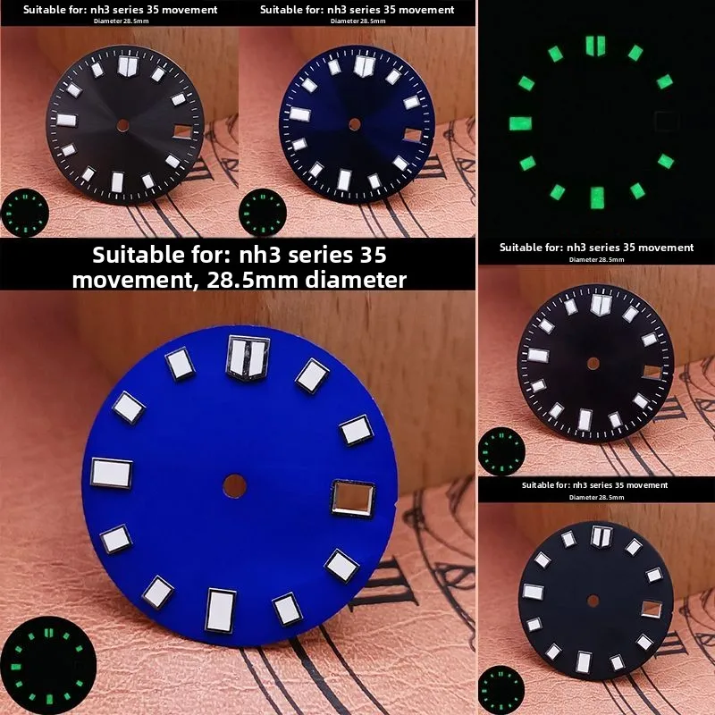 Watch Dial Accessories Luminous Date Mount 28.5mm for NH3 Series 35 Caliber Watch Replacement
Watch Dial Accessories Luminous Date Mount 28.5mm for NH3 Series 35 Caliber Watch Replacement