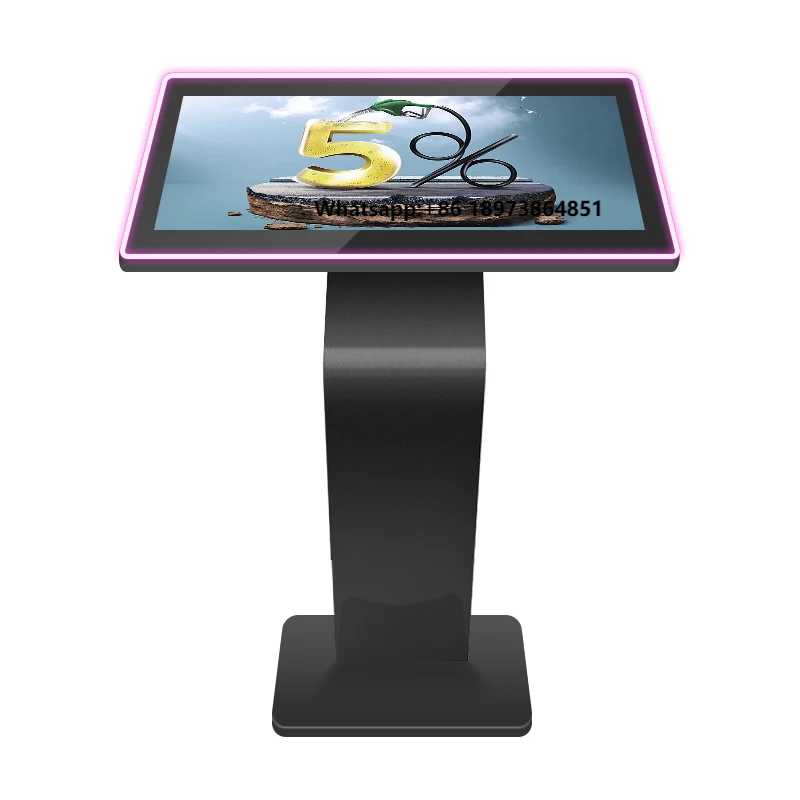 Kiosk Touch Screen Stand LED Light Strip Signage Game Player and Shopping Advertising Machine Display
Kiosk Touch Screen Stand LED Light Strip Signage Game Player and Shopping Advertising Machine Display