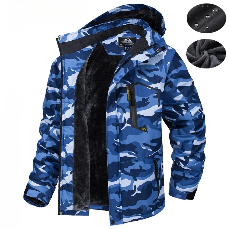 Fleece Lining Mountain Jackets Mens Hiking Jackets Outdoor Removable Hooded Coats Ski Snowboard Parka Winter Outwear
Fleece Lining Mountain Jackets Mens Hiking Jackets Outdoor Removable Hooded Coats Ski Snowboard Parka Winter Outwear