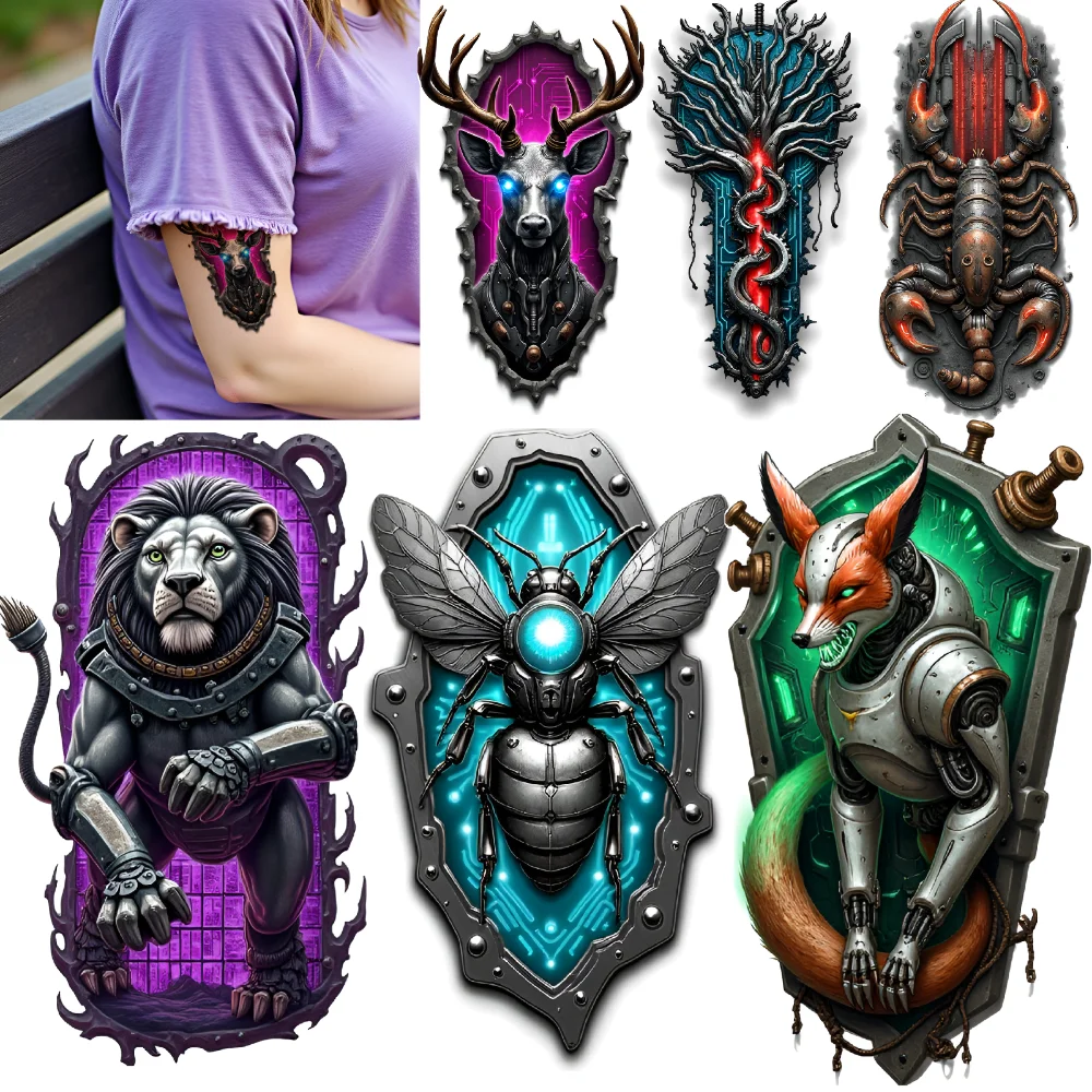 3pcs Temporary Tattoo Spider Realistic Temporary Tattoos Robot Rabbit Bee Waterproof Long-lasting Body Stickers Scorpion For
3pcs Temporary Tattoo Spider Realistic Temporary Tattoos Robot Rabbit Bee Waterproof Long-lasting Body Stickers Scorpion For