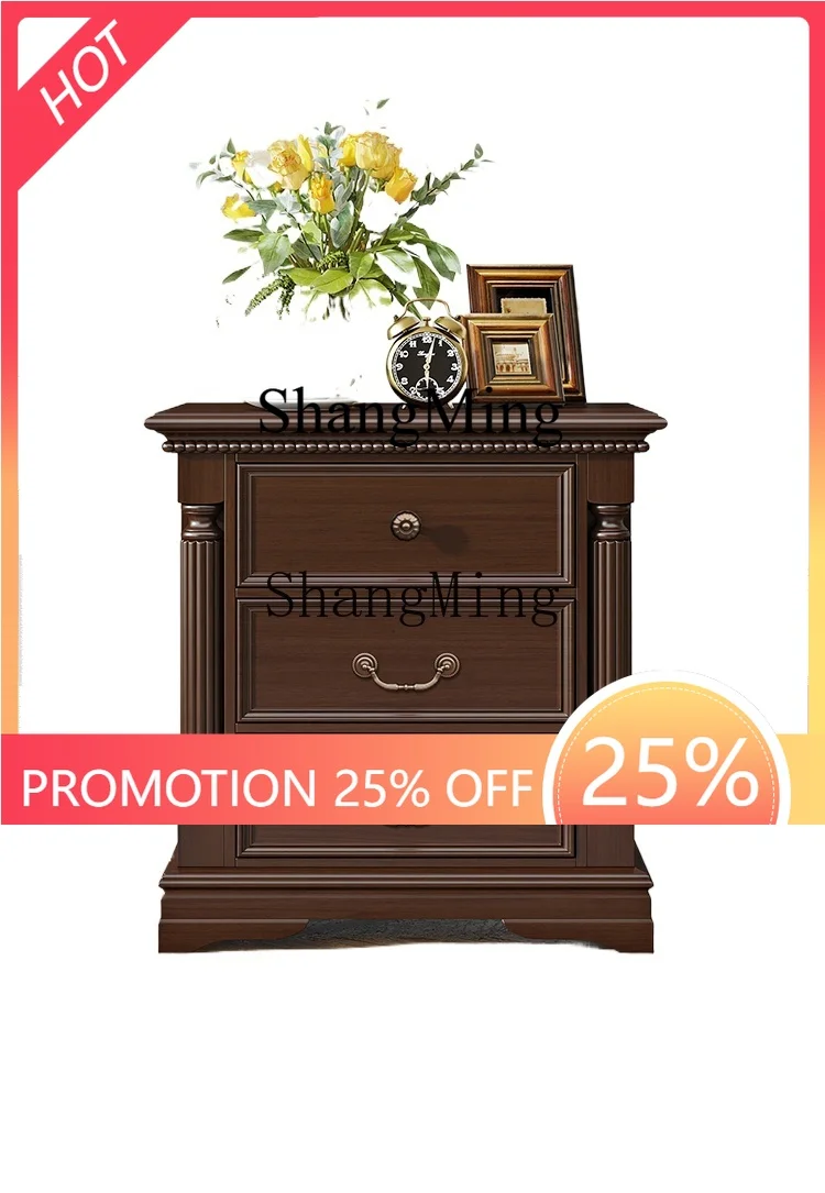 ZYY all solid wood household simple small apartment medium and ancient style bedroom bedside storage locker
ZYY all solid wood household simple small apartment medium and ancient style bedroom bedside storage locker