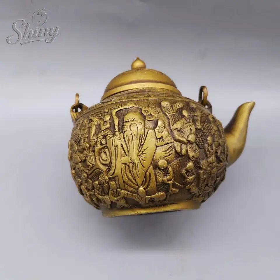 Antique Hundred Children Longevity Teapot Symbolizing Robust Health Desktop Decorative Collectible
Antique Hundred Children Longevity Teapot Symbolizing Robust Health Desktop Decorative Collectible