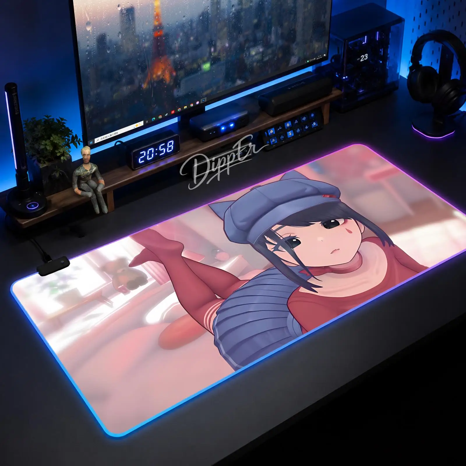 A-Mita Miside Mouse Pad Large Size LED Glowing Table Pad XXL Gaming Non-slip Rubber Mat With Backlight
A-Mita Miside Mouse Pad Large Size LED Glowing Table Pad XXL Gaming Non-slip Rubber Mat With Backlight