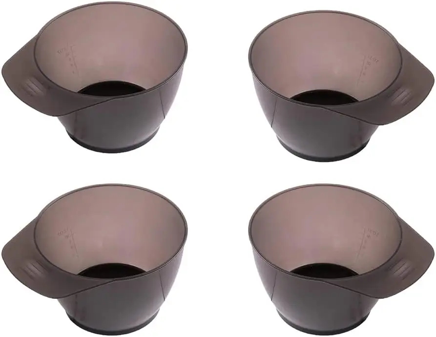 4 PCS Hair Color Mixing Bowls - Salon Hair Dye Tinting Tools
4 PCS Hair Color Mixing Bowls - Salon Hair Dye Tinting Tools