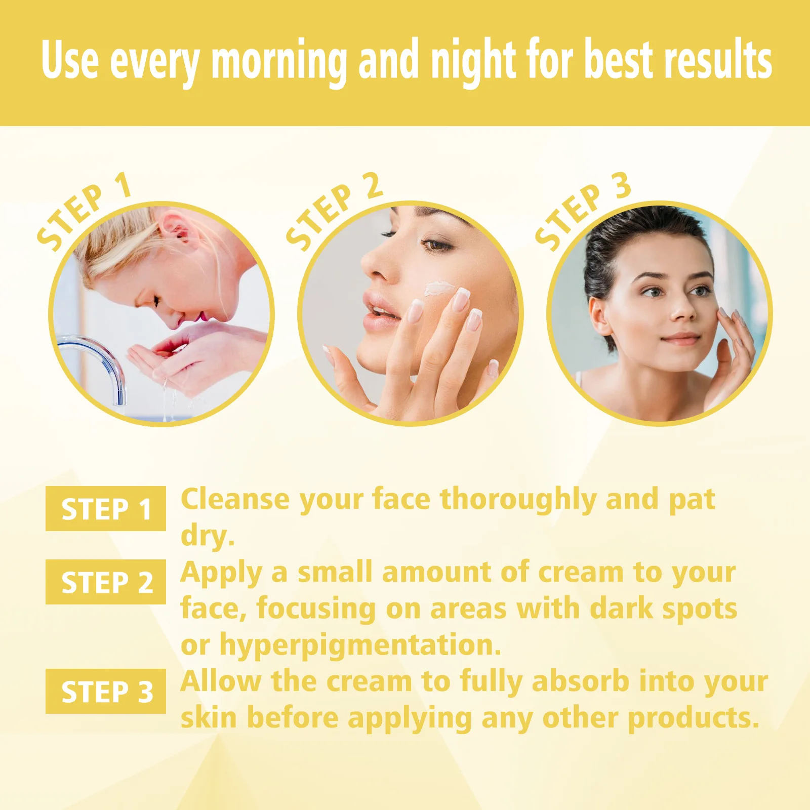 Dark spot correction cream repair brighten fade spots dark spots brighten beautify and moisturize face cream
Dark spot correction cream repair brighten fade spots dark spots brighten beautify and moisturize face cream
