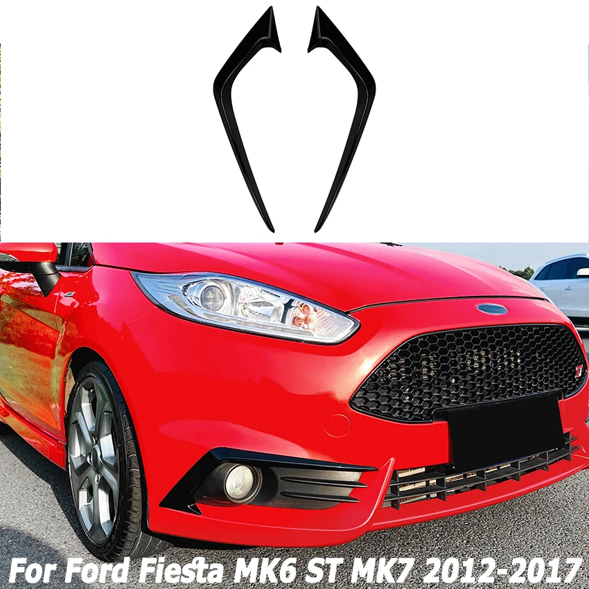Car Front Side Grille Splitters for Ford Fiesta MK6 MK7 ST 2012-2017 Wind Kinfe Trim Car Accessories Tuning Aftermarket Parts
Car Front Side Grille Splitters for Ford Fiesta MK6 MK7 ST 2012-2017 Wind Kinfe Trim Car Accessories Tuning Aftermarket Parts